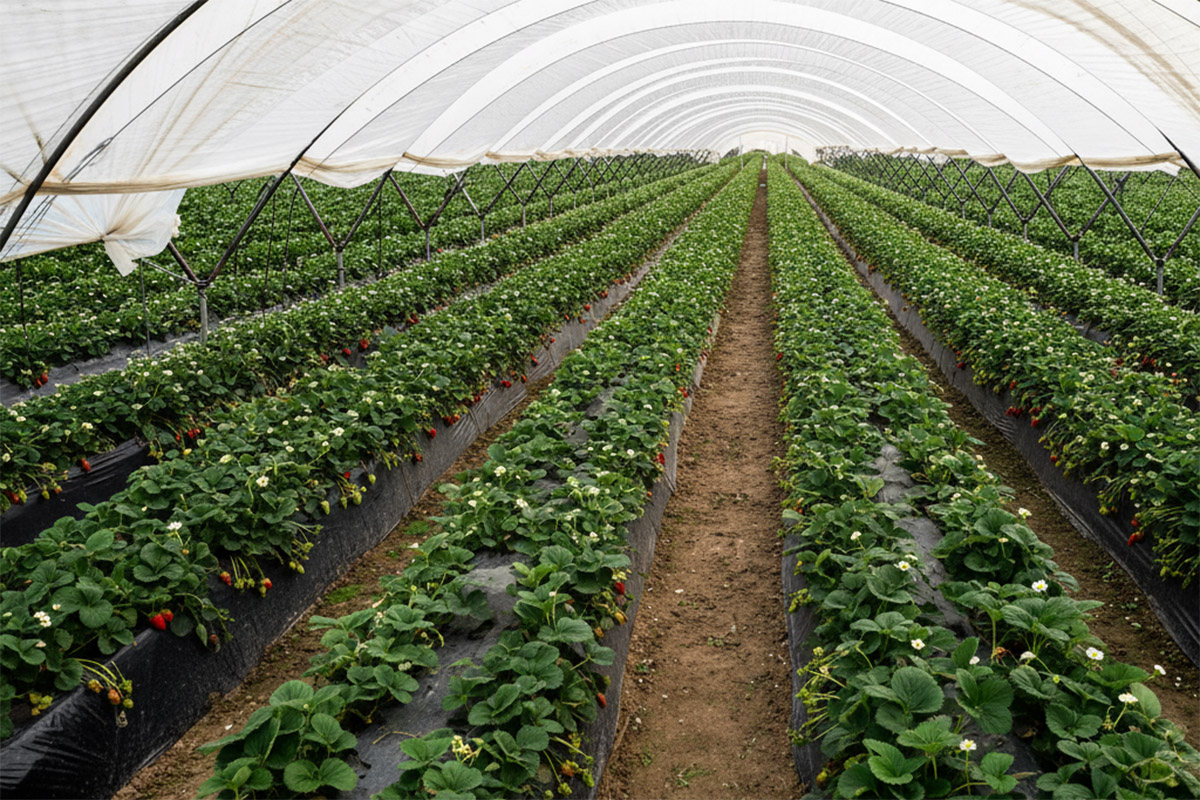 estrés lumínico en berries